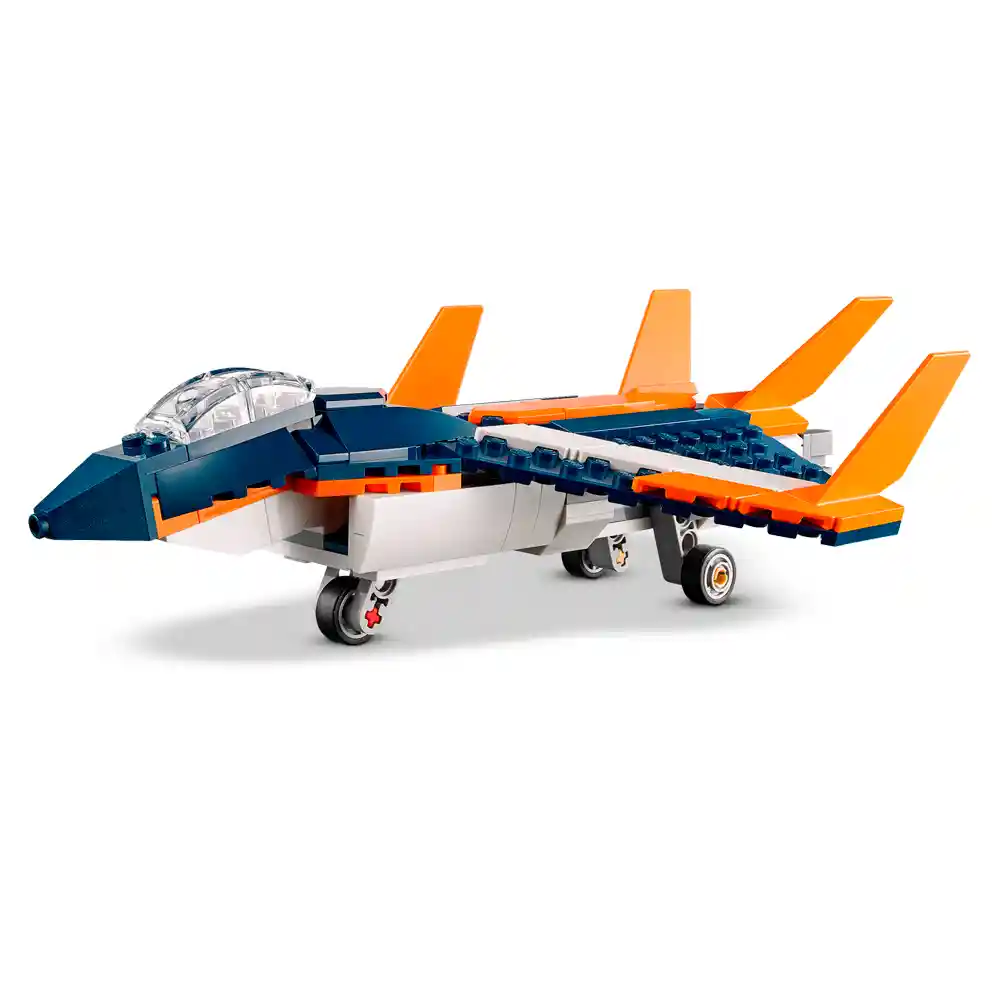 Kit De Construcción Lego Creator Avión Jet Supersónico 31126