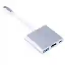 Hub 3 En 1 Usb Tipo C 3.1 | Usb, Hdmi Y Tipo C Alimentacion