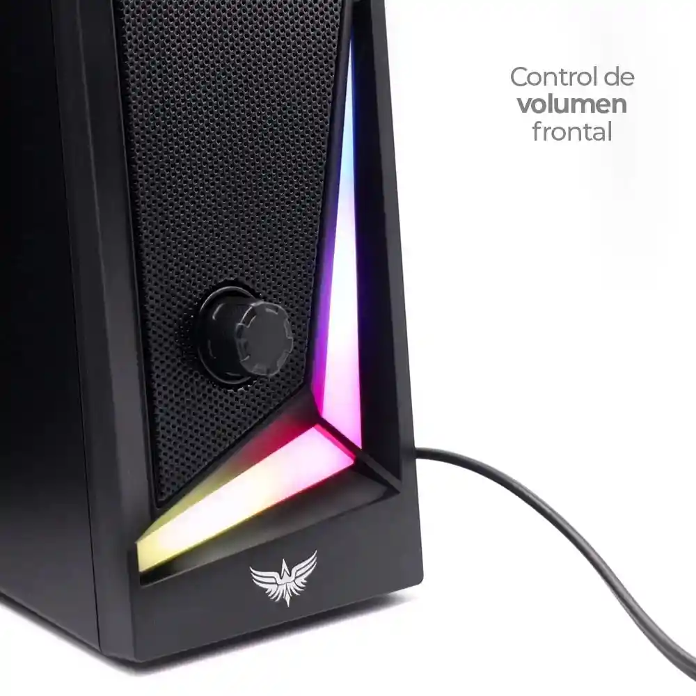 Parlante Gamer Jyr Iluminacion Led Rgb