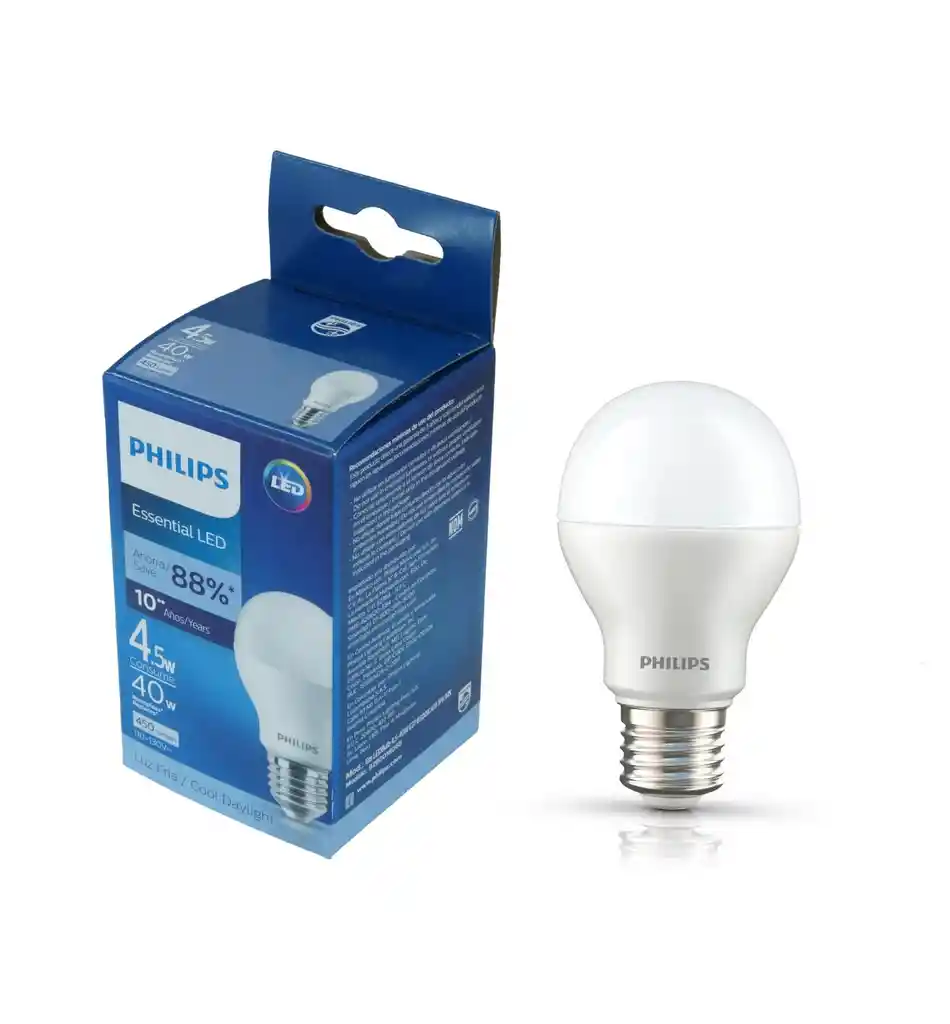 Bombillo Led 4.5 Watts Phillips X2