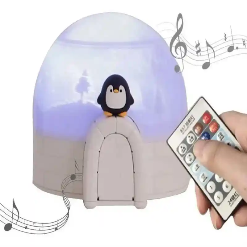 Lampara Proyector Diseño Iglu Con Luces Led Control Remoto