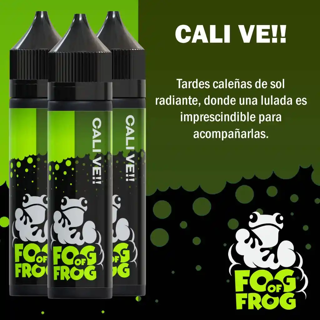 Fog Of Frogs - Cali Ve (lulada) E-liquid, Base Libre 3mg