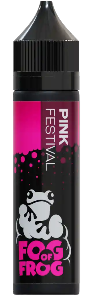 Fog Of Frogs - Pink Festival (fresas Con Crema) E-liquid, Base Libre 6mg