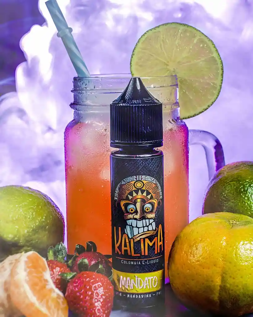 Kalima - Mandato (limón, Mandarina, Fresa) E-liquid, Base Libre 3mg