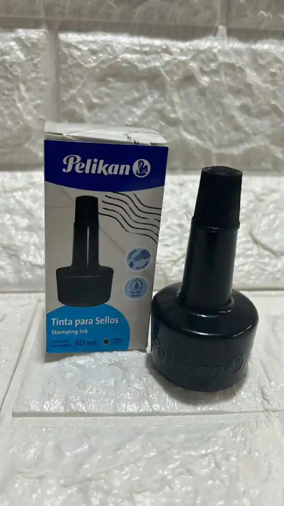 Tinta Negra Para Sello Pelikan 30ml