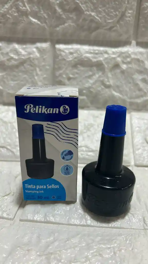 Tinta Azul Para Sello Pelikan 30ml