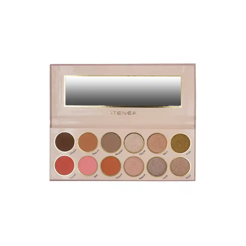 Paleta De Sombras Sublime Rose Atenea