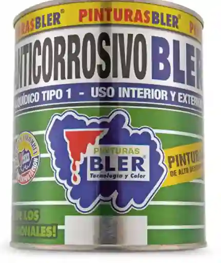 Anticorrosivo Bler Oxido De Hierro Negro De 1/8 Galon