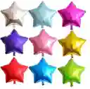 Globo Metálizado Estrella X 23cm / Colores Variados X Unidad