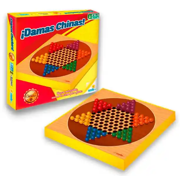 Didactico Juego Clásico Damas Chinas