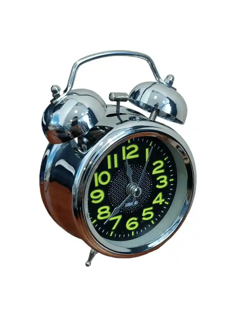 Reloj Despertador Alarma De Mesa Campana