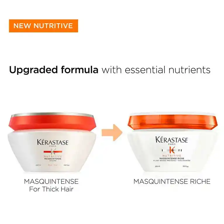 Mascarilla De Nutrición E Hidratación Profunda Para Pelo Muy Seco Masquintense Riche Kérastase 200ml (cabello De Medio A Grueso)