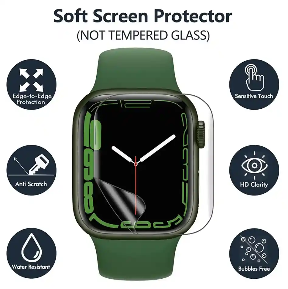 Apple Watch Película Protectora De Pantalla Hidrogel 44mm