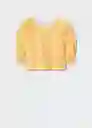 Blusa Baloo-H Amarillo Talla Xs Mujer Mango