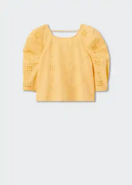 Blusa Baloo-H Amarillo Talla Xs Mujer Mango