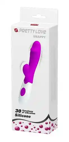 Consolador Vibrador Doble Clitoris Y Punto G - 30 Modos De Vibración Pretty Love