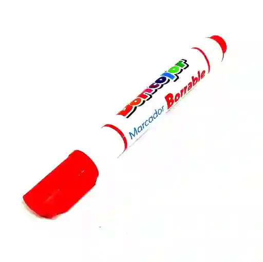 Marcador Borrable Rojo Doricolor
