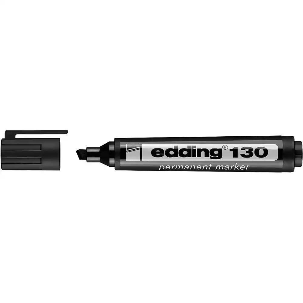 Marcador Permanente Negro Edding 130