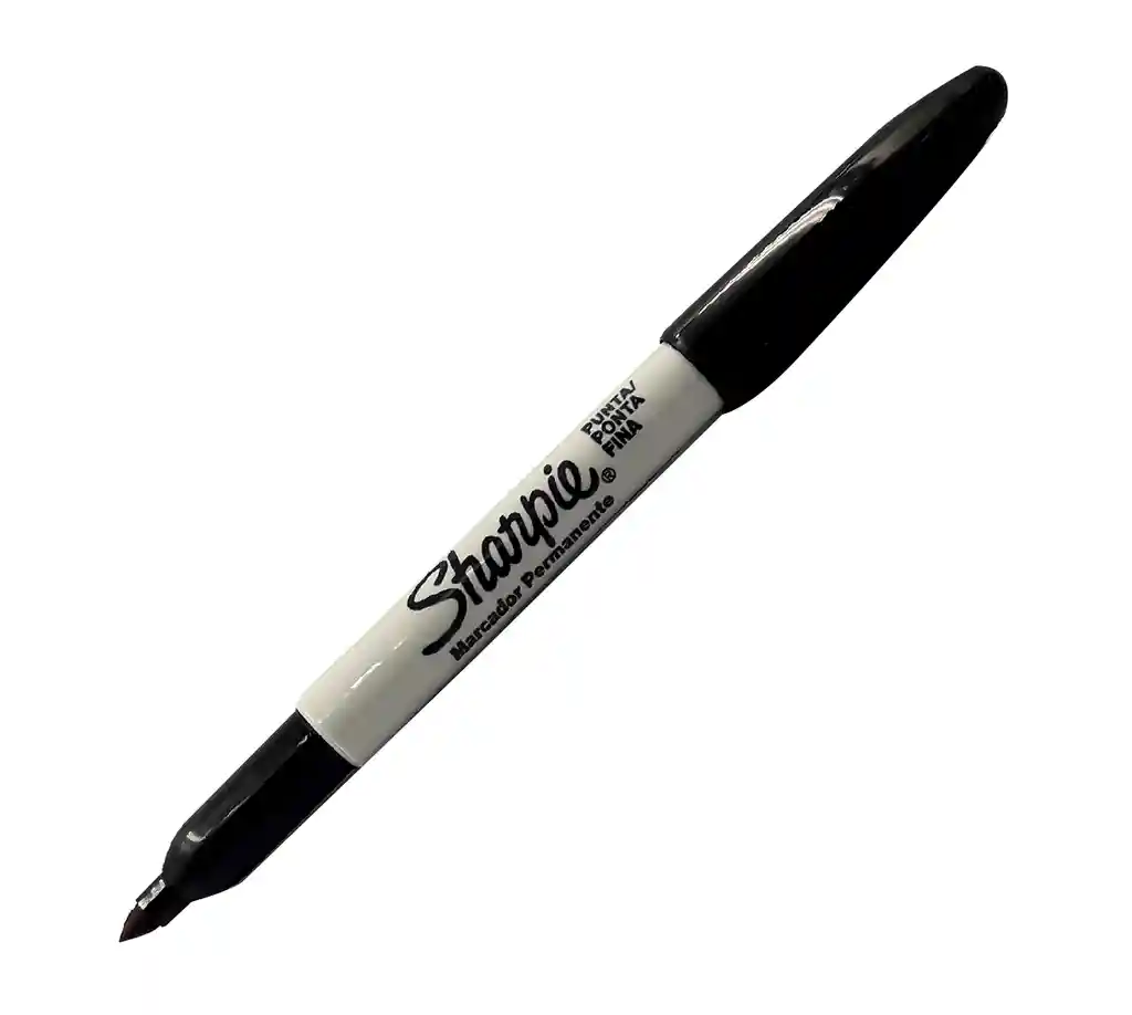 Marcador Sharpie Negro Punta Fina