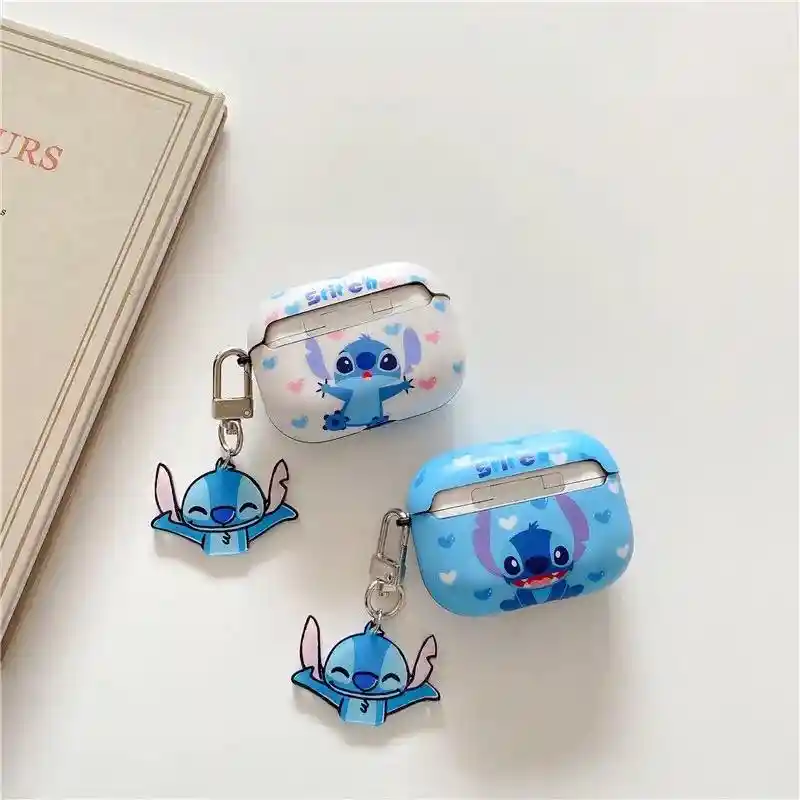 Funda O Case Para Airpods 3ra. Generación Stitch (azul)