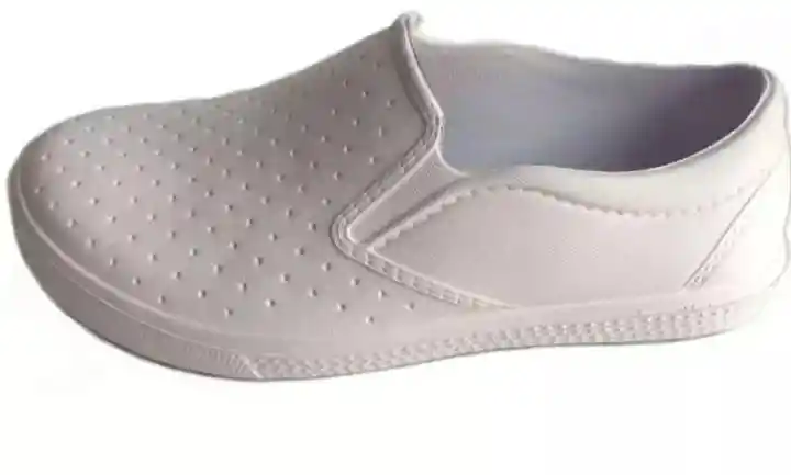 Zapato Mocasin Blanco De Dotacion