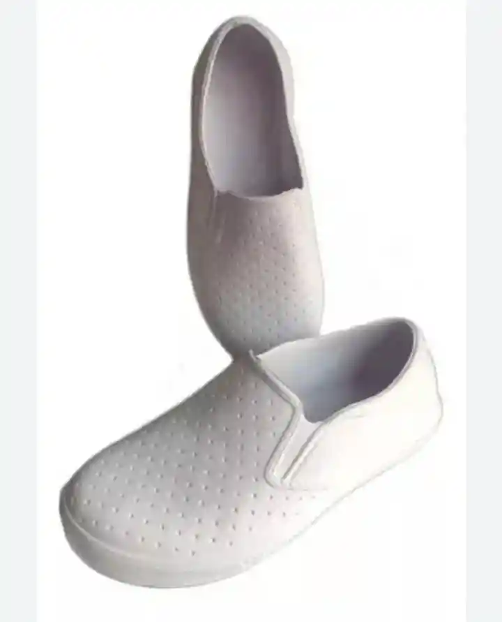 Zapato Mocasin Blanco De Dotacion