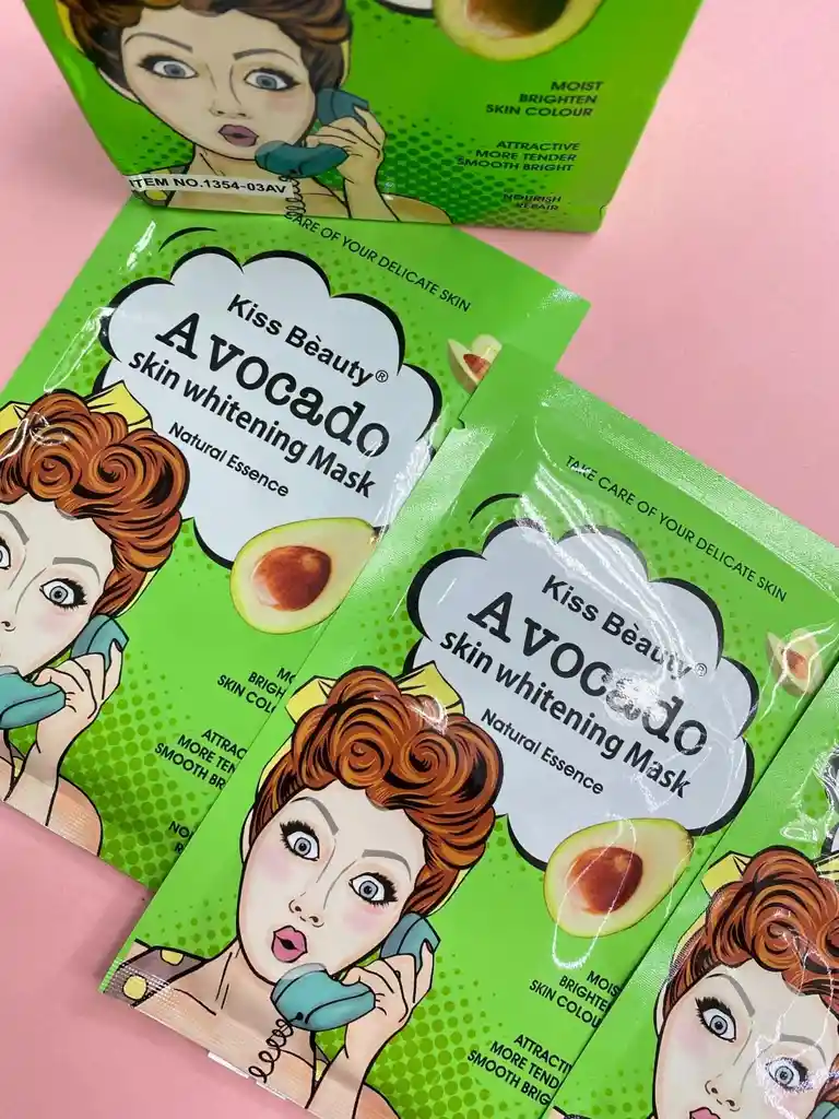  KISS BEAUTY Mascarilla Velo Facial Aguacate 
