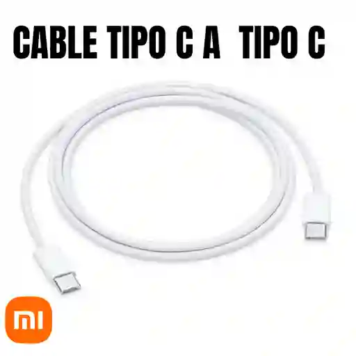 Cable Cargador Tipo C A Tipo C (x1m)