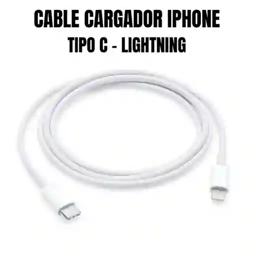 Cable Cargador Iphone Tipo C - Lightning (x1mt)
