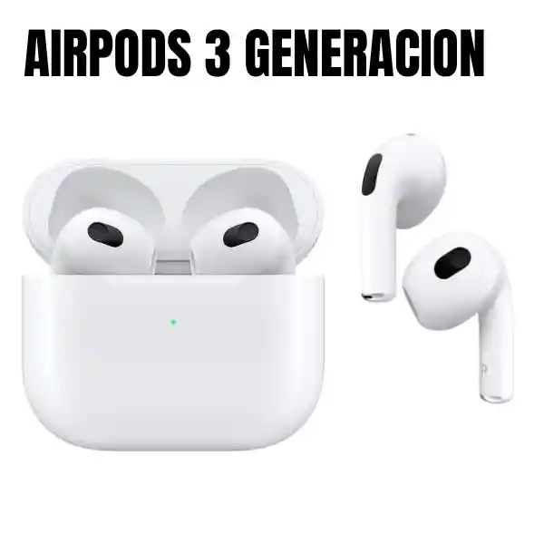 Audífonos Airpods Blancos 3nd Generación - Calidad 1.1 (garantía Por 3 Meses)