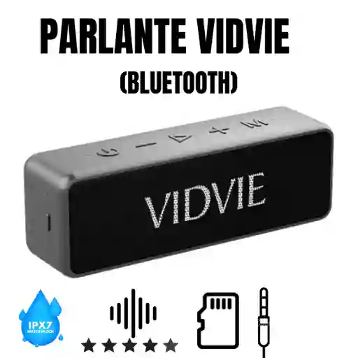 Parlante Vidvie Bluetooth - Resistente Al Agua Ipx7 - Excelente Calidad De Sonido (garantía De 6 Meses)