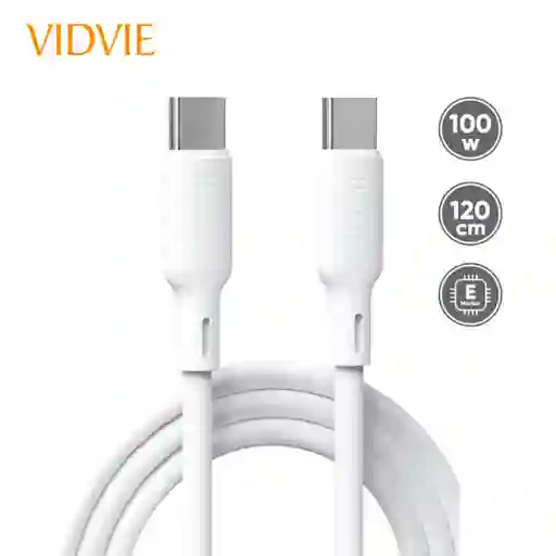 Cable Cargador Tipo C - Tipo C De 100w - 5a (vidvie)