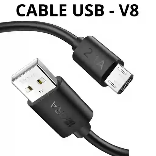 Cable Cargador De Celular Usb - V8 (1.2mt)