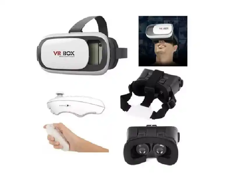Gafas Realidad Virtual 3d + Control Bluetooth Juegos Celular