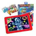 Tablet Magic Pad+3 Marcadores Con 30 Plantillas