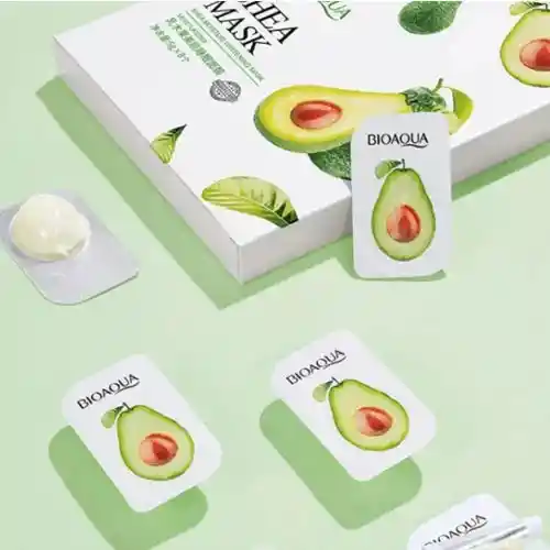 Mascarilla Facial En Capsula De Aguacate