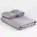 Cubrecama Expressions Queen Gris