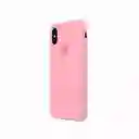 Silicone Case Iphone Xs (pink - Rosa)