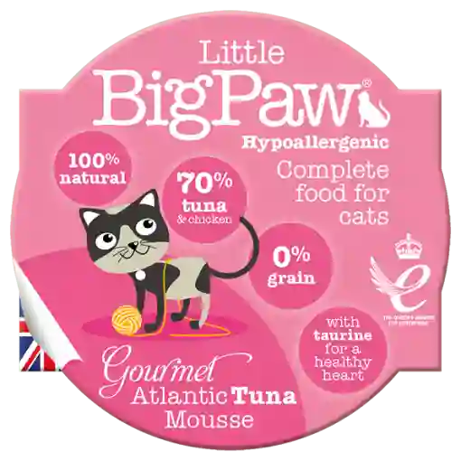 Alimento Húmedo Para Gatos Bigpaw Mouse De Atún Atlántico 85 G