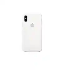 Silicone Case Iphone Xs (blanco)