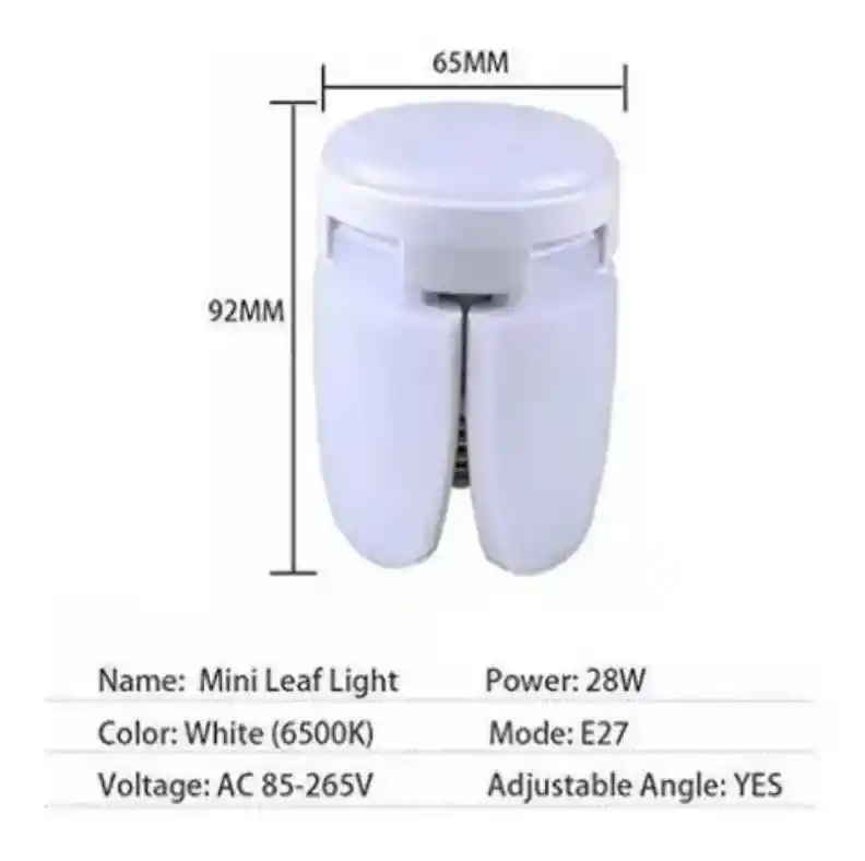 Bombillo Led De 4 Aspas Led 50w