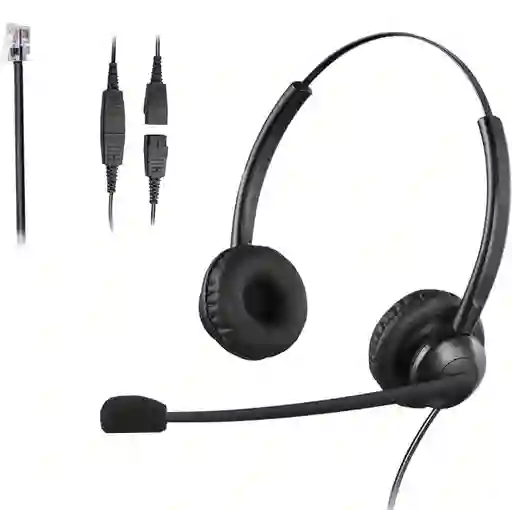 Diadema Para Call Center Rj9 Estereo