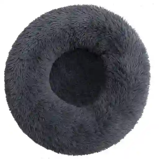 Cama Tipo Dona Para Mascotas Talla M Color Gris