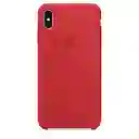 Silicone Case Iphone Xs Max (rojo)