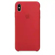 Silicone Case Iphone Xs Max (rojo)
