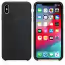 Silicone Case Iphone Xs Max (negro)