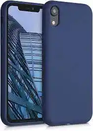 Silicone Case Iphone Xs Max (azul Oscuro)