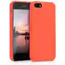 Silicone Case Iphone Se (naranja)