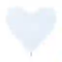 Globos En Forma De Corazon Blancos 12" X 50unds