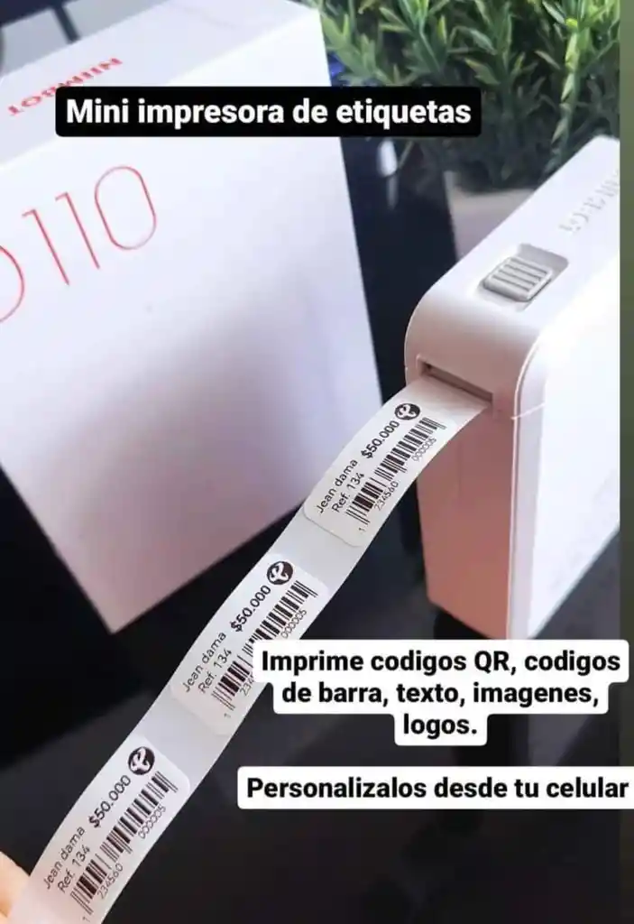 Impresora De Etiquetas Marca Niimbot D110